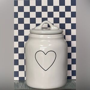 Rae Dunn Heart Baby Canister